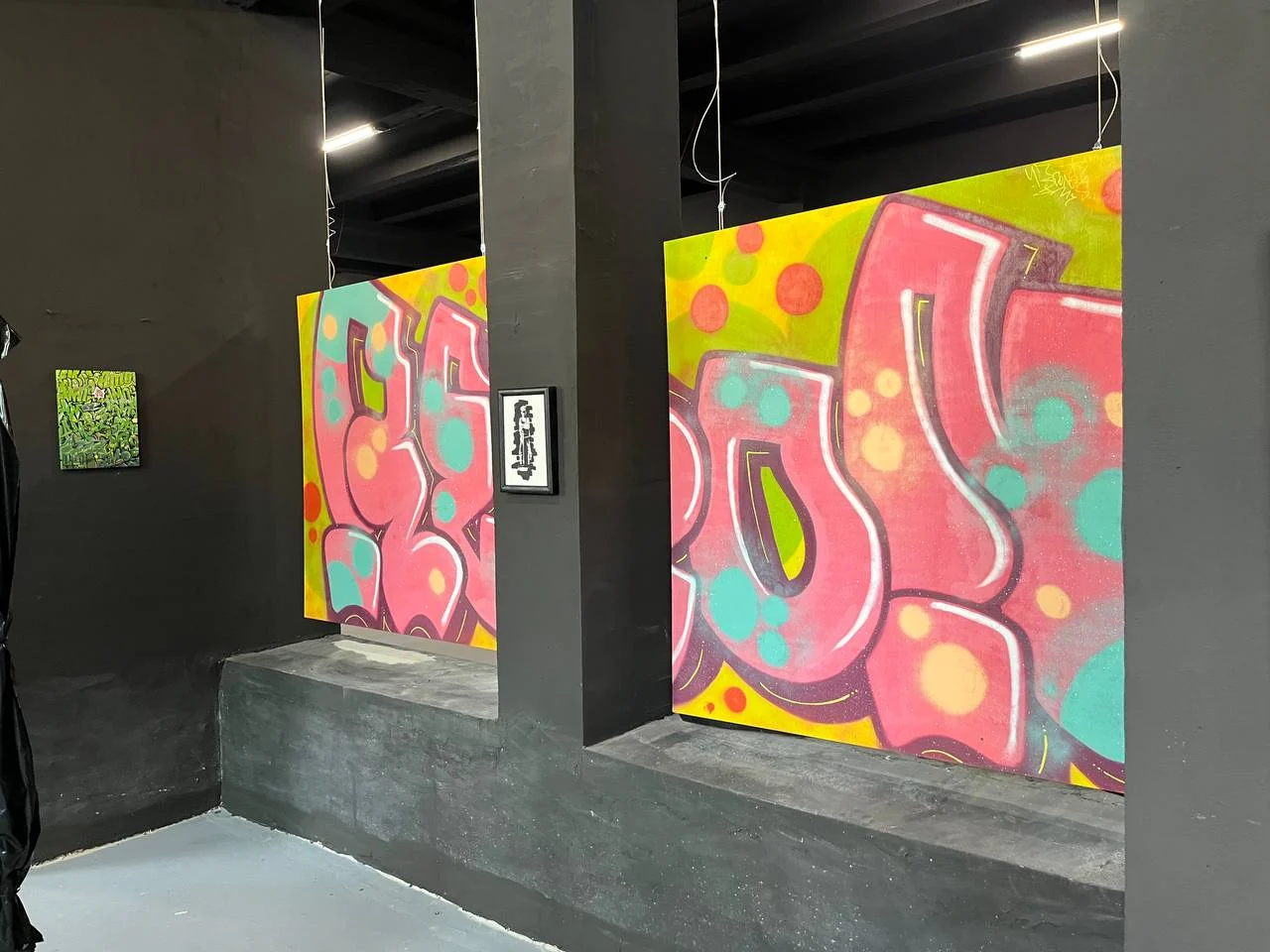 Bright canvas works at B-Walls 2026
