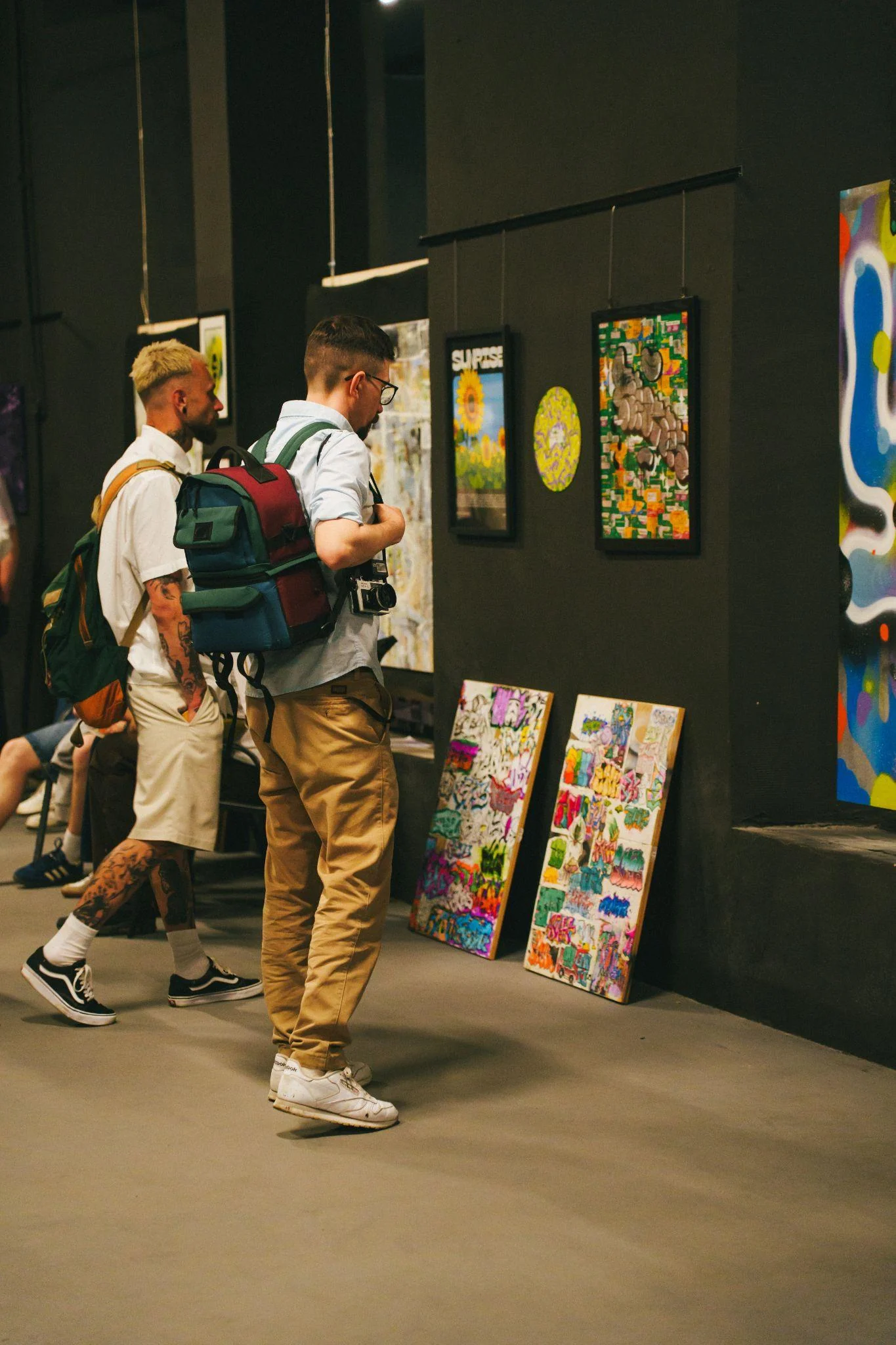 Visitors in the B-Walls 2026 space