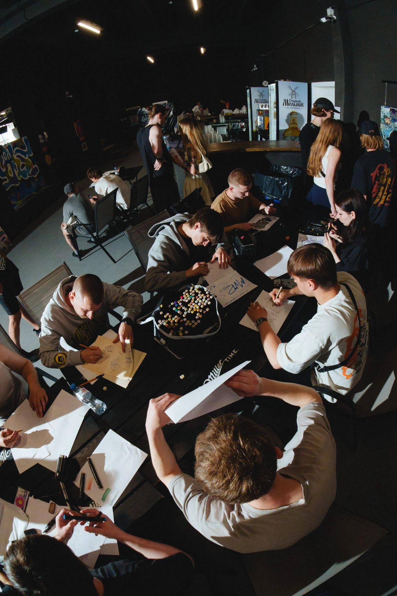 Sketch Battle participants at B-Walls 2026